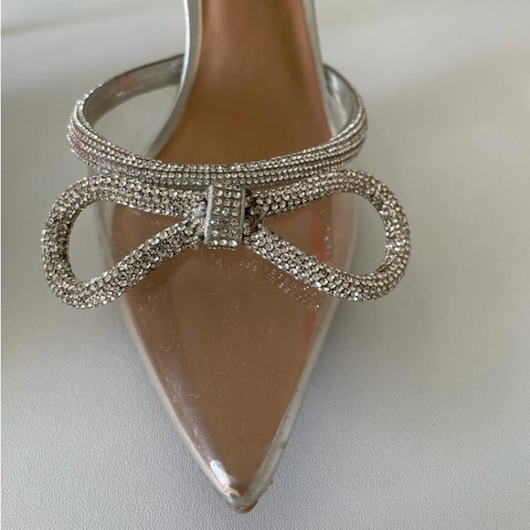 I.n.c. International Concepts Lidani Pointed Toe Clear Vinyl Pumps - 6 - Picture 6 of 11